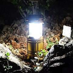 Solar Powered Emergency Lantern- Rechargeable LED Light with Charger