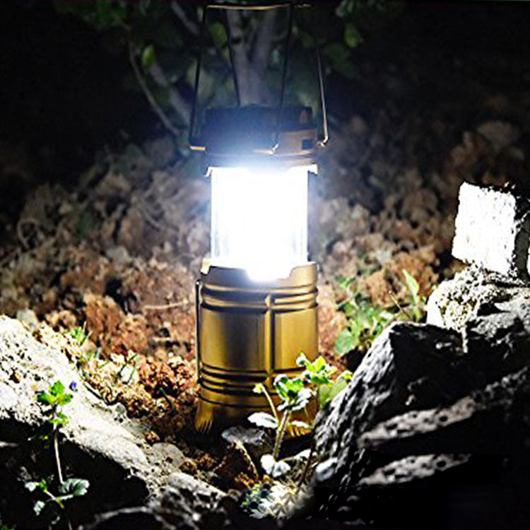 Solar Powered Emergency Lantern- Rechargeable LED Light with Charger