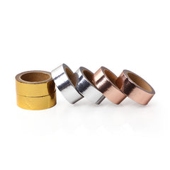 15mmx5m Bronzing Pure Color Decorative Tape (1 Piece)