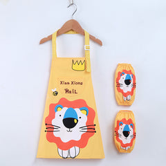 Waterproof Kids Apron for Painting and Eating