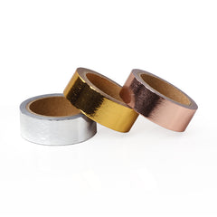 15mmx5m Bronzing Pure Color Decorative Tape (1 Piece)