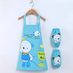 Waterproof Kids Apron for Painting and Eating