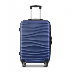 20-Inch Travel Luggage with Zipper and Wheels