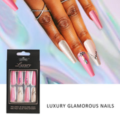 Nail Stickers with Drill Long Ladder Finished Product