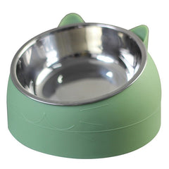 Elevated Stainless Steel Cat Bowl