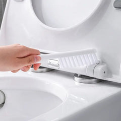 Wall-mounted Toilet Brush Set for Corner Cleaning