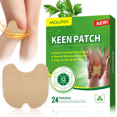 24-Pack Natural Pain Relief Patches for Knee, Back, Neck, and Shoulder