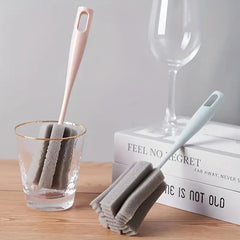 Petal Cup Brush Cleaning Tool with Long Handle