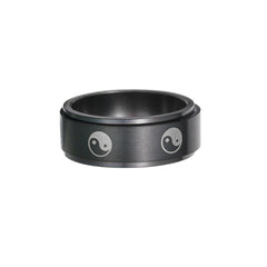Stainless Steel Turning Decompression Gossip Ring for All (Yen Yang)