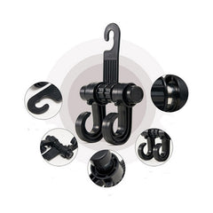 Multifunctional Car Hook for Seat and Trash Storage