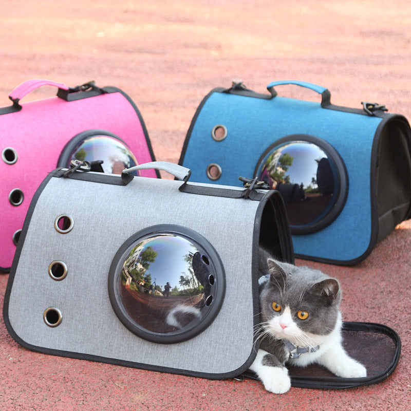 Foldable Cat Backpack with Breathable Mesh Design (Best Seller)