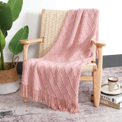 Knitted Sofa Blanket Cover for Air Conditioning Use