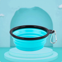 Collapsible Silicone Dog Bowl for Pets (Good for Travel)