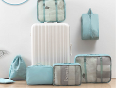 7-Piece Travel Organizer Set for Luggage and Clothing