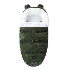 Thickened Fleece Baby Sleeping Bag with Fur Collar