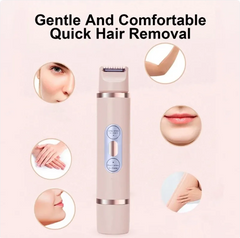 Dual-Head Rechargeable Epilator for Women