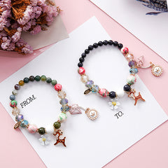 Natural Stone Pearl  Bead Bracelet