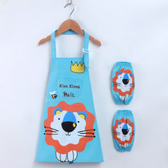 Waterproof Kids Apron for Painting and Eating