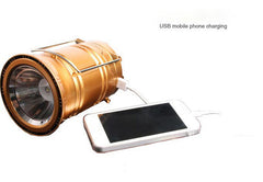 Solar Powered Emergency Lantern- Rechargeable LED Light with Charger