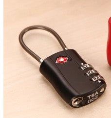 New Travel Lock, Metal Cable TSA Approved Luggage Lock