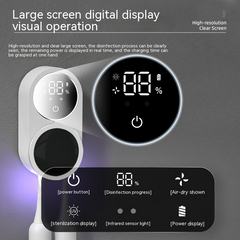 UV Toothbrush Sanitizer with Digital Display