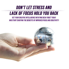 Stress Release Rotating Desktop Spinning Ball (Tech Toys)