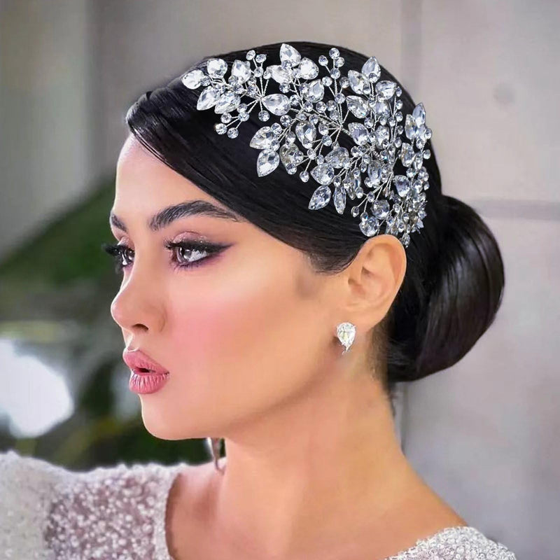 Wedding Handmade Rhinestone Headpiece for Brides