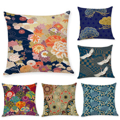 Japanese Style Cotton Linen Pillows