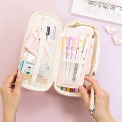 Upgraded Macaron Color Student File Box & Pencil Case