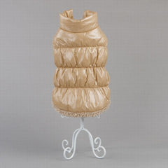 Warm Winter Puppy Teddy Waistcoat and Cat Clothes (Puffer Coat)