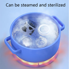 Silicone Baby Feeding Bottle for Newborns, Anti-Choking