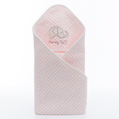 Hooded Cotton Swaddling Blanket for Newborns