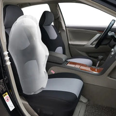 Polyester Car Seat Covers Cushion Set - 4 or 9 Piece