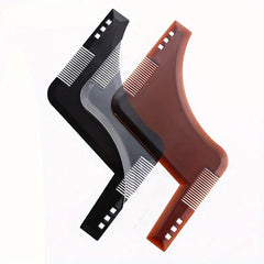 Men's Beard Shaping Template Guide Tool for Perfect Lines