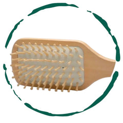 Bamboo Wooden Detangling Hair Brush