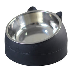 Elevated Stainless Steel Cat Bowl