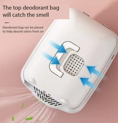 Large Half-Enclosed Cat Litter Box for Big Cats