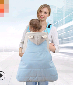 Infant Waist Carrier with Waterproof Windbreaker for All Seasons