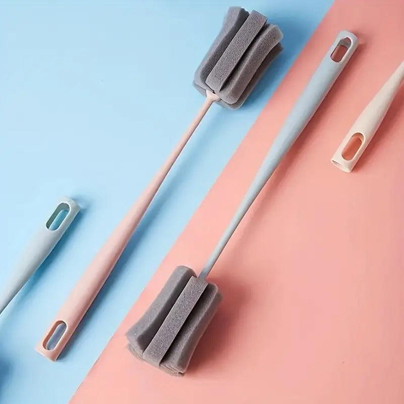 Petal Cup Brush Cleaning Tool with Long Handle