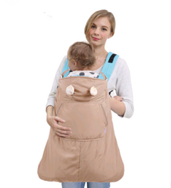 Infant Waist Carrier with Waterproof Windbreaker for All Seasons