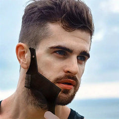 Men's Beard Shaping Template Guide Tool for Perfect Lines