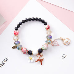 Natural Stone Pearl  Bead Bracelet