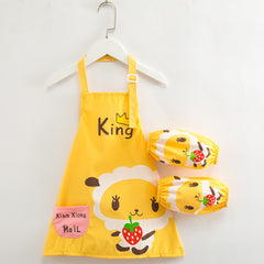 Waterproof Kids Apron for Painting and Eating