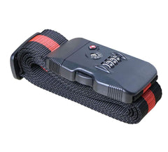 SANTREST Travel Luggage Strap Adjustable Suitcase Packing Belt with TSA Combination Lock(1 Pack)