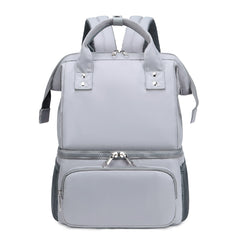 Fashionable Double Layer Multi-functional Handbag
