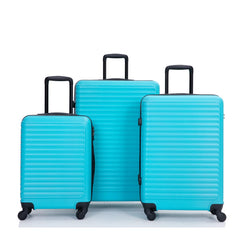 Travelhouse Suitcase Hardshell 3 Piece Luggage SetLightweight Hardside Travel Suitcase set with Spinner WheelTSA Lock