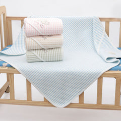 Hooded Cotton Swaddling Blanket for Newborns