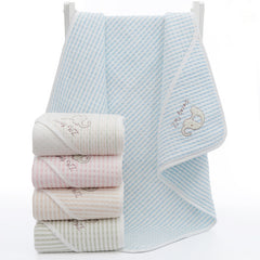 Hooded Cotton Swaddling Blanket for Newborns