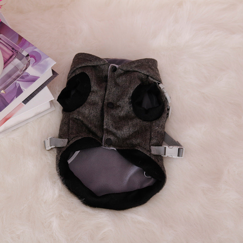 Thickened Pet Sweatshirt for Chest and Back Support