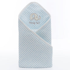 Hooded Cotton Swaddling Blanket for Newborns